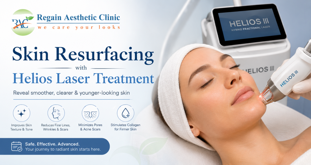 Skin Resurfacing with Helios Laser Treatment | Regain Aesthetic