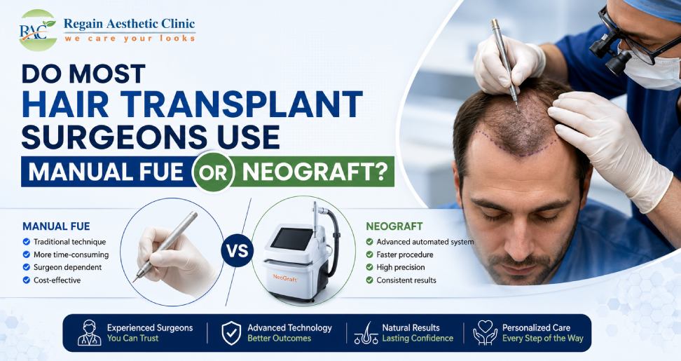Do Most Hair Transplant Surgeons Use Manual FUE or NeoGraft