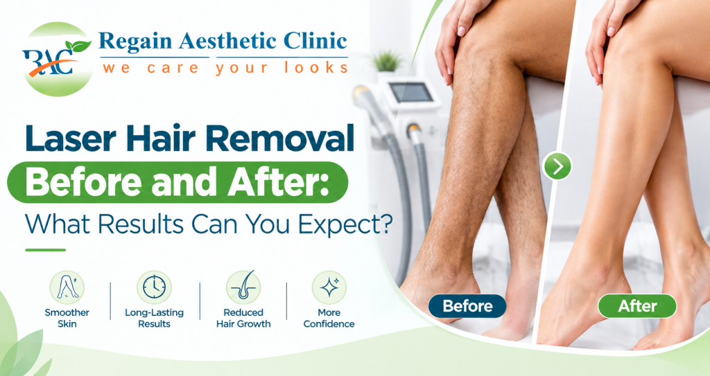 Laser Hair Removal Before and After