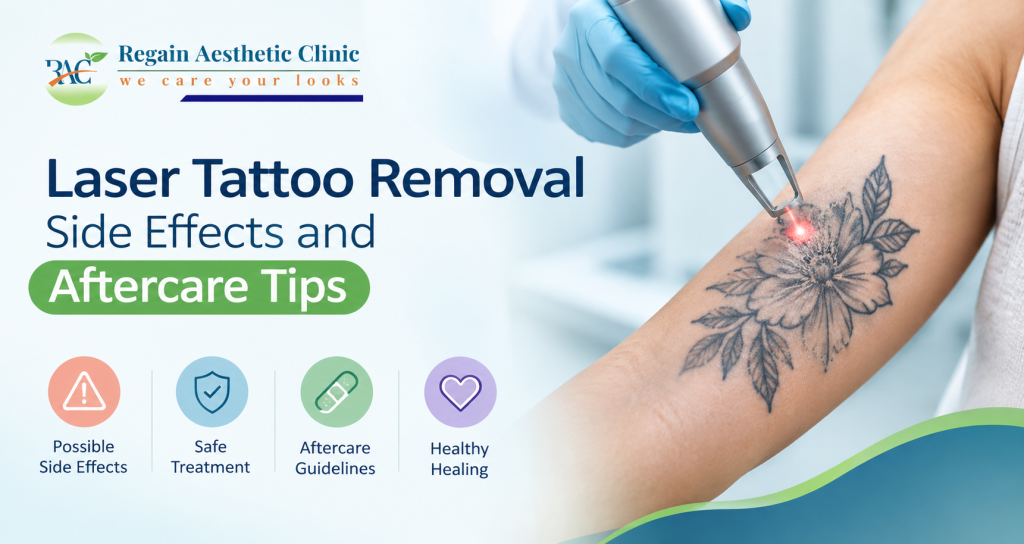 Laser Tattoo Removal Side Effects and Aftercare Tips | Regain Aesthetic Clinic